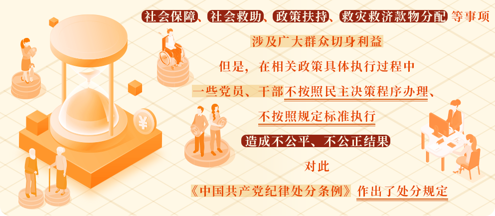 黨紀(jì)學(xué)習(xí)教育?丨在民生保障中顯失公平的處分規(guī)定